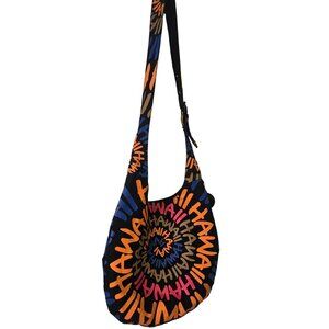Robin Ruth Boho Crossbody Bag – Hawaii swirl circle pattern print